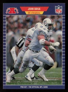 John Bosa 1989 Pro Set Series 1 #211 Miami Dolphins - Picture 1 of 2
