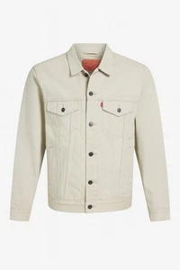 Levi Trucker Jacket, Beige Tidal Foam Relaxed FIT, Choose Size - Picture 1 of 5
