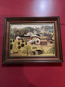 Charles Wysocki Äpfel, Birnen und Pflaumen Original  - Bild 1 von 8