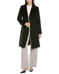 Tf Dnu Fleurette Medium Wool-Blend Wrap Coat Women's  0 - Picture 1 of 4