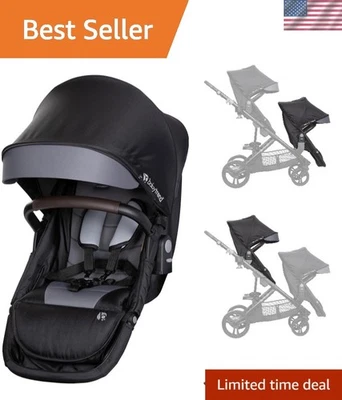 Morph Stroller Second Seat in Dash Black - Convertible Bassinet for Baby Comfort - Image 1 of 4