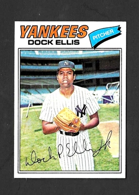 1977 TOPPS SET-BREAK # 71 DOCK ELLIS NEW YORK YANKEES EX-MT - Image 1 of 2