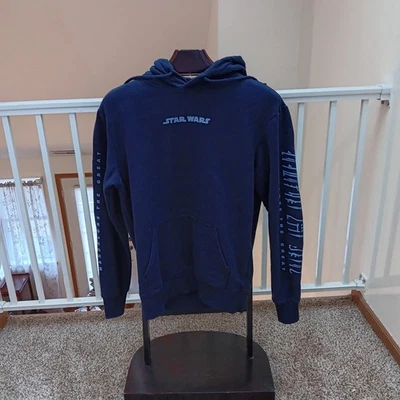 Sudadera con capucha azul oscuro H&M Star Wars "Mandalore the Great" para hombre talla pequeña Foto 1 de 4