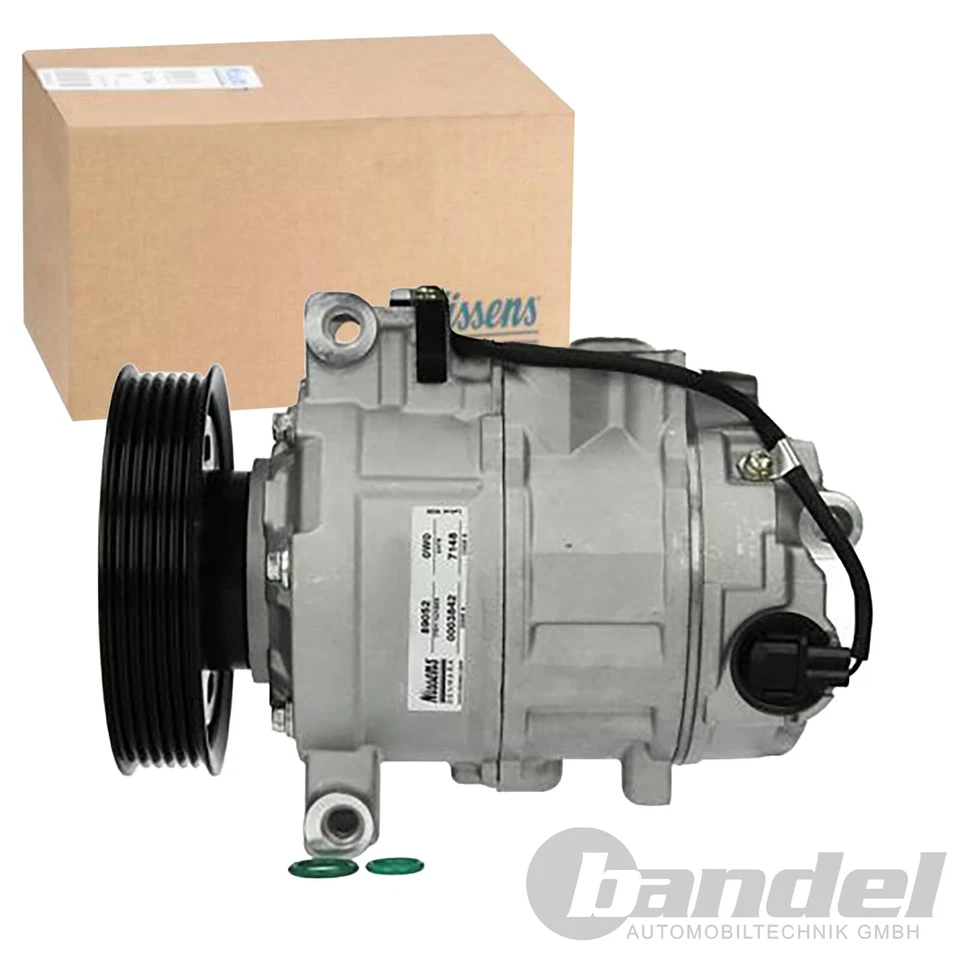 NISSENS AIR CONDITIONING COMPRESSOR 6SEU14C Fits AUDI A4 A5 A6 A8 Q5 SEAT EXEO | - Image 1 of 4
