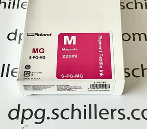 Roland S-PG-Magenta 220 ml Pigment Textile Ink, Genuine OEM - Picture 1 of 2