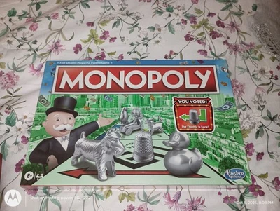 Hasbro Monopoly You Voted The Thimble Is Back Edition Board Game SEALED - Image 1 of 2