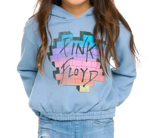 Chaser Pink Floyd The Wall Vintage Fleece Hoodie Blue Little Girls Size 6 - Picture 1 of 10