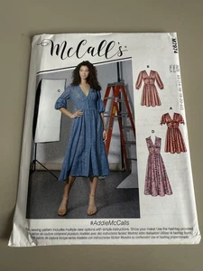 Mc Call’s M7974 Dress Sewing Pattern Size 14-22 New Uncut Factory Folded 4 Style - Picture 1 of 3