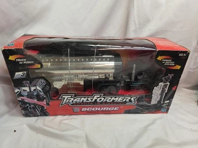 Transformers Robots in Disguise Scourge Tanker Truck 2001 Figure RiD  - Image 1 of 4