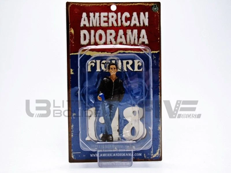 AMERICAN DIORAMA 1/18 - FIGURINES HANGING OUT - JAMES 23853 - Photo 1/1