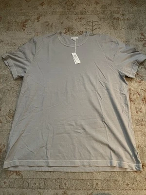 James Perse Mens Size 5 XXL Light Gray Cotton Crewneck Short SleeveTee Shirt $80 - Image 1 of 4