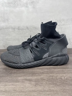 Adidas Tubular Doom Shoes Mens 13 Black Primeknit Running BY3131 - Image 1 of 4