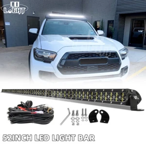 for Toyota Tacoma 2005-2020 Roof 52" 1200W LED Light Bar Combo Beam w/ Wire Kit - Picture 1 of 15