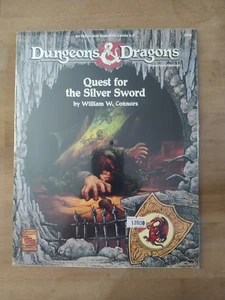 Quest for the Silver Sword TSR 9342 Dungeons & Dragons D&D Adventure - Picture 1 of 2