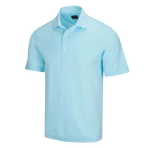 Greg Norman Golf Men's Freedom Micro Pique Stretch Polo Shirt, NEW - Picture 1 of 10