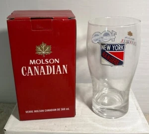 New York Rangers Molson Canadian NHL 100th Anniversary 20oz Glass Hockey 2017 - Picture 1 of 6