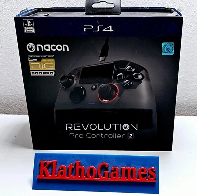 NACON - Controller Revolution Pro 2 - PS4 (con scatola originale) Grigio Y844 - Immagine 1 di 4