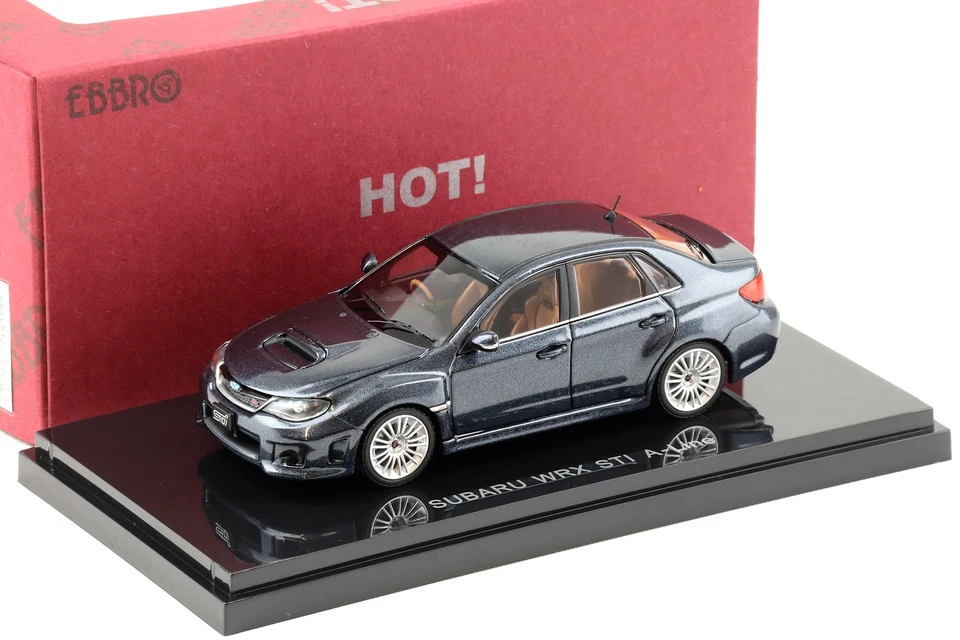 Ebbro 44398 Subaru WRX STI A-line (gray) 1/43 Scale