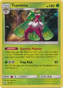 Tsareena - 20-149 Rare Holo Sun & Moon base set Pokemon - Picture 1 of 1