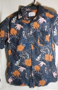 Hurley Herren Hawaii Print Hemd Gr. Medium Stretch Fit Schwarz Tropical Exc. C. - Bild 1 von 5