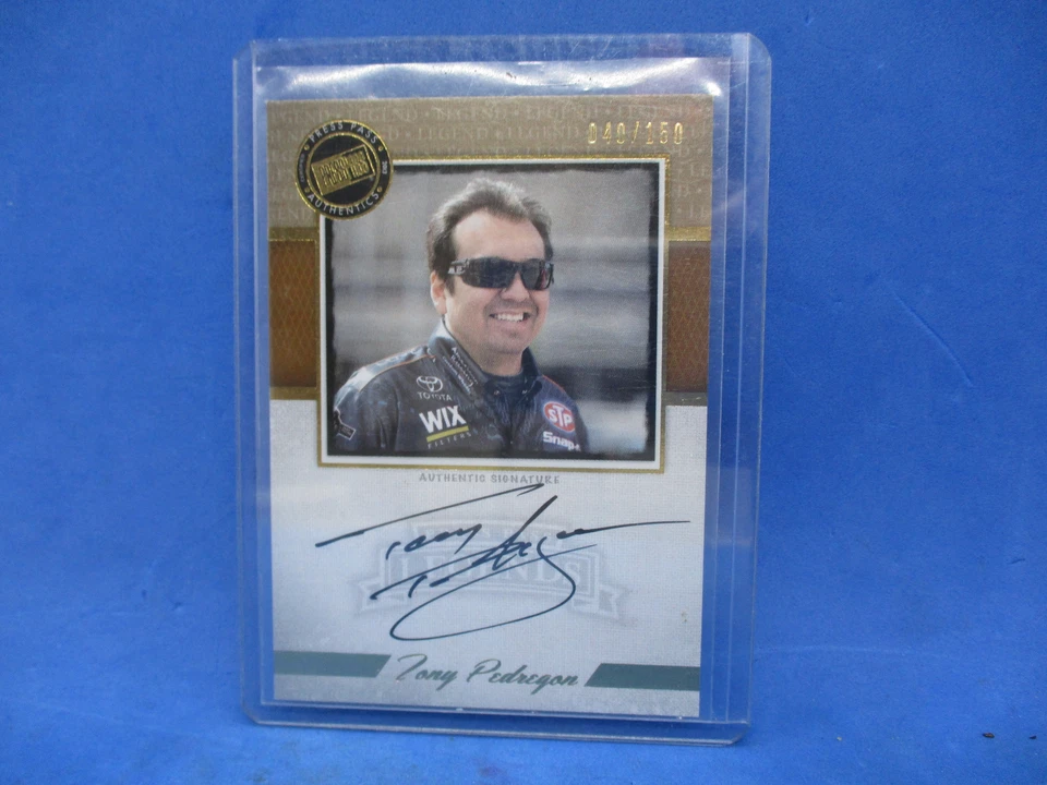 2013 Press Pass Tony Pedregon Autograph 40/150 - Image 1 of 2