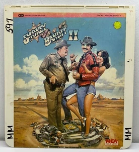 1983 Smokey & The Bandit II CED Laserdisc Movie MCA Burt Reynolds Gleason READ - Picture 1 of 3