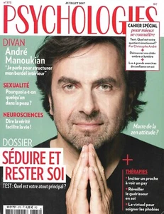 PSYCHOLOGIES n°375 juillet 2017 André Manoukian/ Séduire & rester soi/ Thérapies - Bild 1 von 1