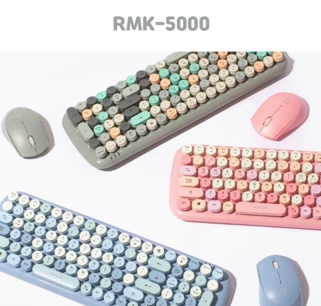 Royche Wireless Keyboard & Mouse Set  RMK-5000 Korean / English - Image 1 of 4