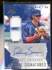 2018 Diamond Kings Dansby Swanson Rookie Signatures Dual Patch Auto RPA #90/299 - Picture 1 of 1