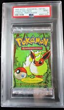 Jungle 1st Ed. Flareon PSA 9 PORTUGUESE (1305) Graded Booster Pack Pokemon