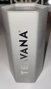 Rara lattina da tè Starbucks Teavana in metallo grigio VUOTA da collezione senza tè - Foto 1 di 8