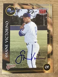 Tarjeta Shane Victorino 2001 South Georgia Waves liga menor firmada en persona - Imagen 1 de 2