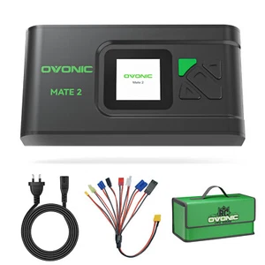 OVONIC Mate2 AC 200W 12A Battery Charger Smart Balance for 1-6S LiPo/Li-ion/NiMH - Picture 1 of 6