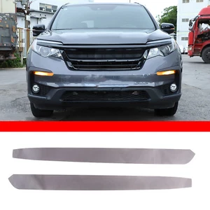 PVC Car Front Lower Signal Lamp Film Blackout Sticker For Honda Pilot 2015-2022 - Picture 1 of 12