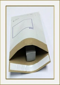 200 x Tough Utility Mailer White Kraft Paper Mailer Bag Heavy Duty Envelope - Picture 1 of 3