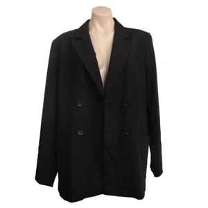Women's DKNY Lightweight Blazer | Black Jacket | New | Size Large - Imagen 1 de 3