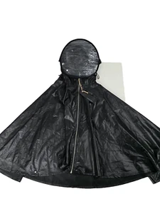 NWT Aakasha Protective Zipper Shawl Face Cover Visor Jacket Poncho Windbreaker - Picture 1 of 7