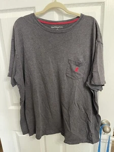 Men’s Disney Parks 2XL Embroidered Mickey Pocket T Shirt Grey Red Vacation - Picture 1 of 5