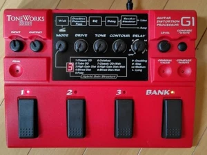 Procesador de distorsión de guitarra KORG TONEWORKS G1 multiefecto sin fuente de alimentación usado - Imagen 1 de 6