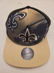 NFL New Orleans Saints Hat youth Adjustable NFL Team Headwear Apparel NWT - Picture 1 of 5