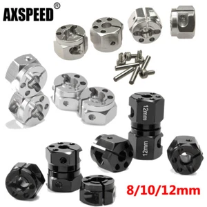 4X 8/10/12mm Thick 12mm Hex Radmitnehmer Rad Adapter für 1/10 RC SCX10 Crawler - Bild 1 von 15