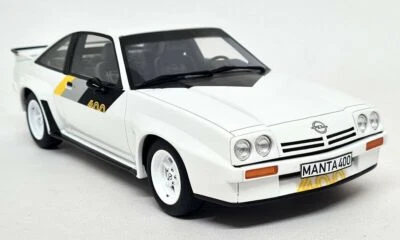 Otto 1/18 - Opel Manta B 400 White 1982 Resin Scale Model Car - Image 1 of 4