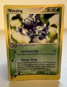 Weezing 24/109 Reverse Holo EX Ruby and Sapphire Pokémon Card 2003 Excellent/LP - Picture 1 of 2