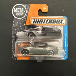 MATCHBOX MAZDA MX-5 MIATA GREY SHORT CARD MBX CITY - Picture 1 of 2