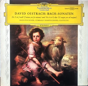 David Oistrakh, Pischner: Bach- Violin Sonatas No 5-6 / DGG white label promo - Picture 1 of 4