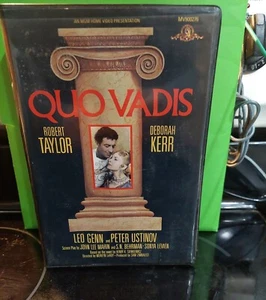 QUO VADIS (VHS 1951) Robert Taylor Deborah Kerr 2-Tape Clamshell - Picture 1 of 2