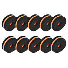 10 X Cymbal Stand Felt 35mm Black Orange Cymbal Protection Sleeve Replace RMM