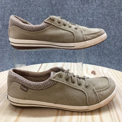 Tênis Keds Feminino 7 Centro II Listrado Casual Moc WF57700M Lona Taupe - Imagem 1 de 4