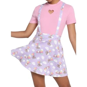 Hello Kitty X Pusheen El Gato Lavanda Tirantes Falda Talla Grande Juniors - Imagen 1 de 11