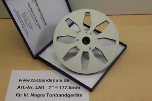 Bobina nastro 7" = 177,6 mm 1 paio - cl. Nagra Grundig Saba - articolo n. LN1 - Foto 1 di 3